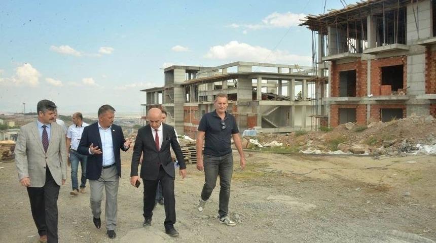 Vali Yazıcı Yeni Huzurevi İnşaatını Denetledi