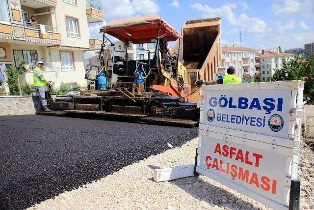 Gölbaşı’na 142 Bin Ton Asfalt