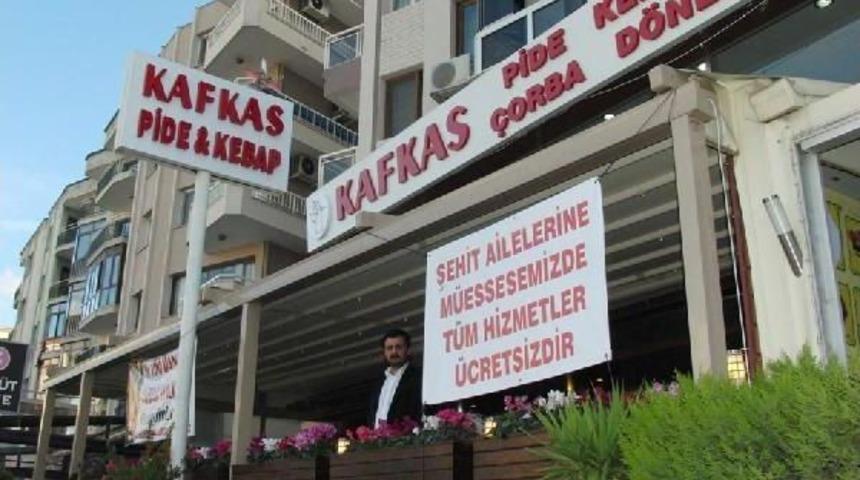 Şehit Ailelerine &Uuml;cretsiz Kebap&ccedil;ı