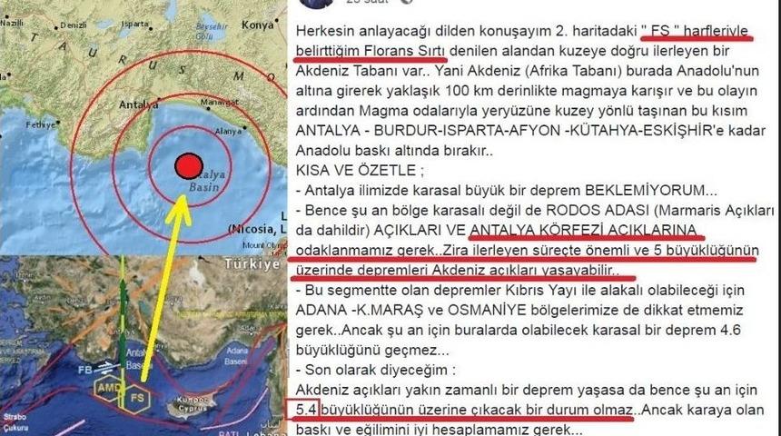 Depremi 24 Saat &Ouml;nceden Bildi