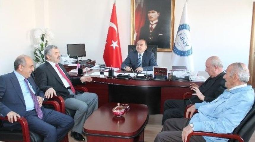 Nuh Naci Yazgan &Uuml;niversitesi Kocasinan Belediye Başkanı Mustafa &Ccedil;elik&rsquo;i Ağırladı