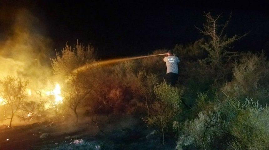 Milas&rsquo;ta Makilik Alanda Yangın