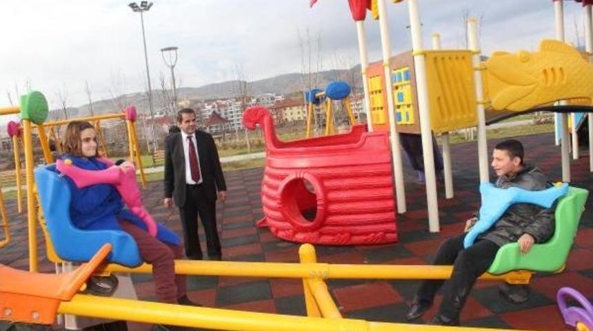 &Ccedil;ankırı'da Engelsiz Park Hizmete Girdi