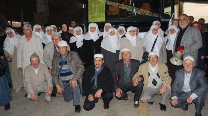 Kutsal Topraklara Dualarla Uğurlandılar