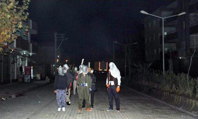 Nusaybin'de Gece Pkk Eylemi