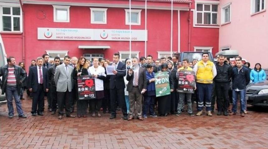 Sağlık&ccedil;ılara Y&ouml;nelik Şiddet Kınandı