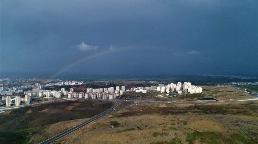 Gökkuşağının Eşsiz Manzarası Havadan Görüntülendi