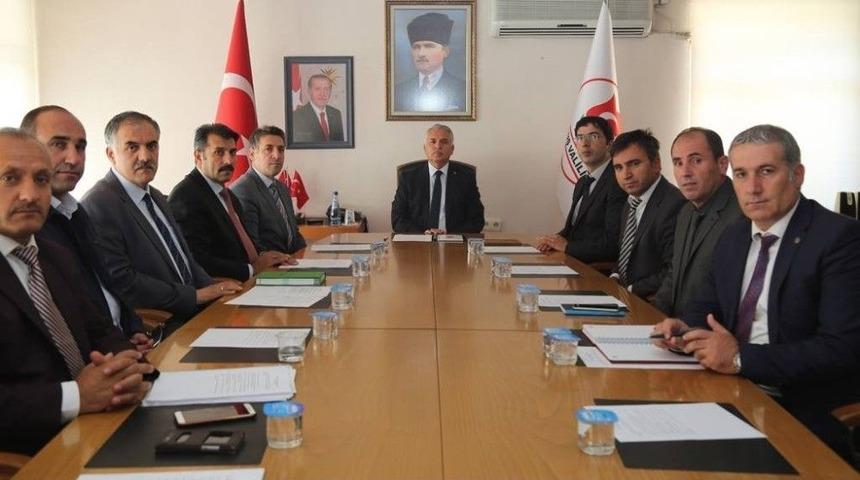 Vali Yıldırım&rsquo;ın Başkanlığında K&uuml;si Toplantısı