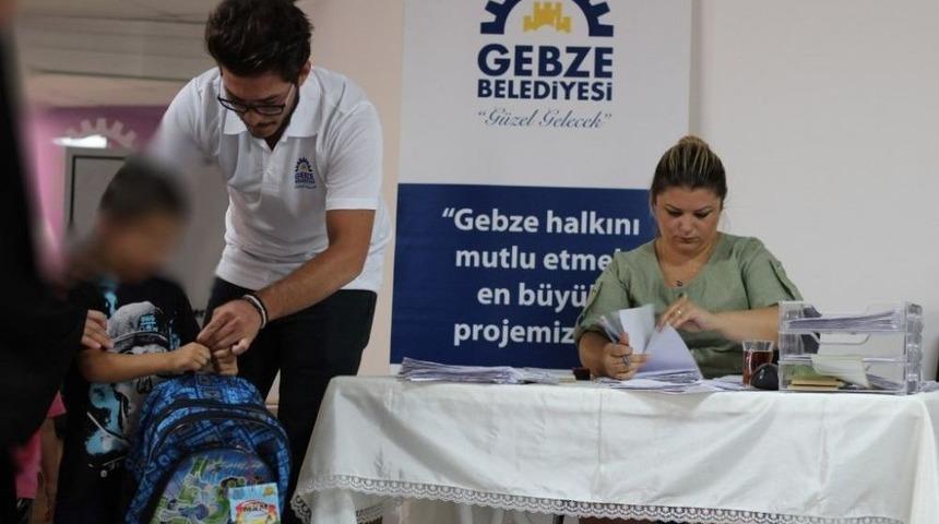 Gebze&rsquo;de Eğitim D&ouml;nemi &Ouml;ncesi &Ouml;ğrencilere Destek