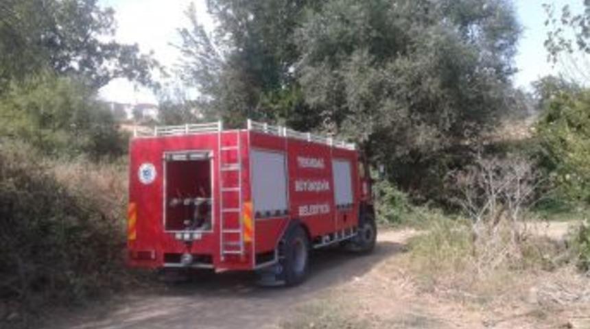 Tarlada Yakılan Ateş İtfaiyeyi Harekete Ge&ccedil;irdi