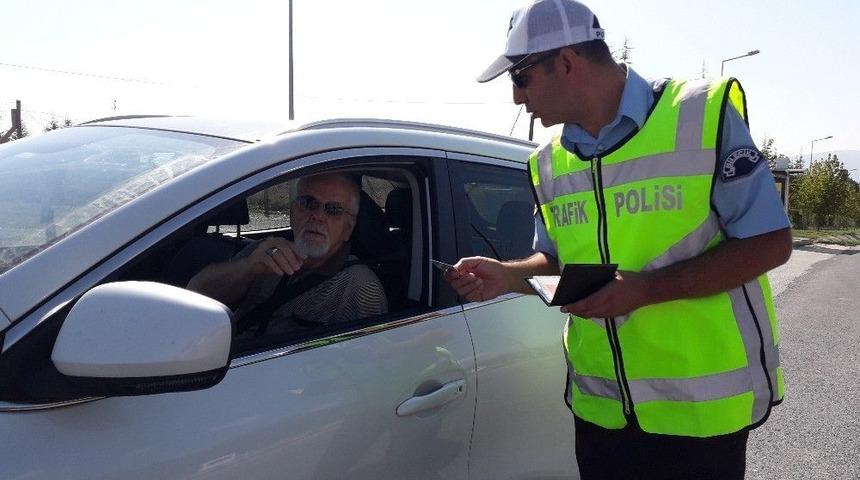 Bilecik&rsquo;te 10 Araca Toplam Bin 80 Lira Ceza