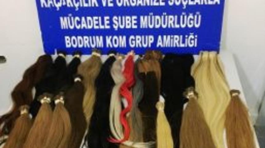 Bodrum&rsquo;da 3 Kilo Ka&ccedil;ak İnsan Sa&ccedil;ı Ele Ge&ccedil;irildi