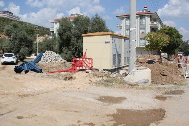 Milas Sanayi Sitesi’nde Elektrik Hatları Yer Altına Alınıyor