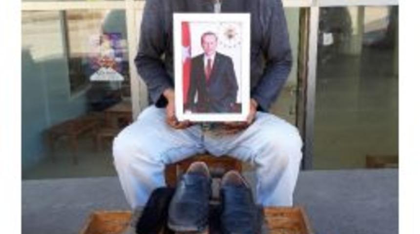 Ayakkabı Boyacısı Yazar Erdoğan&rsquo;dan Yardım Bekliyor