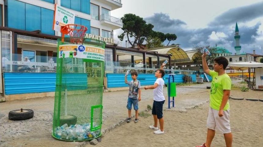 &lsquo;&ccedil;&ouml;pe Atma Basket At&rsquo; Projesi B&uuml;y&uuml;k İlgi G&ouml;r&uuml;yor