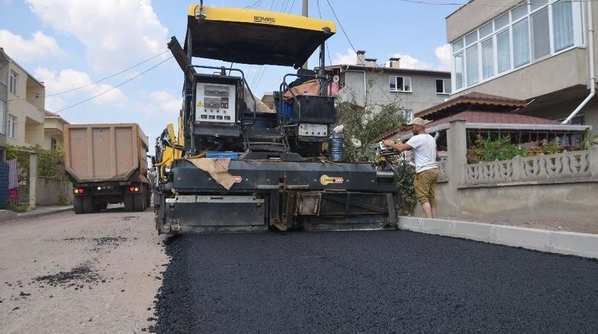 Ergene&rsquo;de G&uuml;ndoğdu Ve Orhan Veli Caddeleri Asfaltlandı