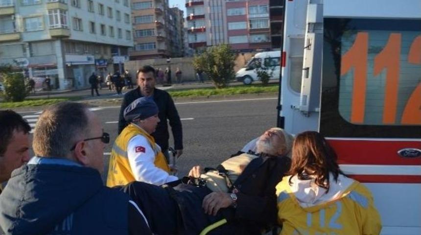 Tır’ın Çarptığı Yaşlı Adam Yaralandı