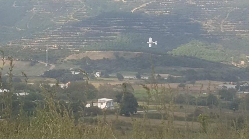 Erdek’te Zeytin Ağaçları İlaçlandı