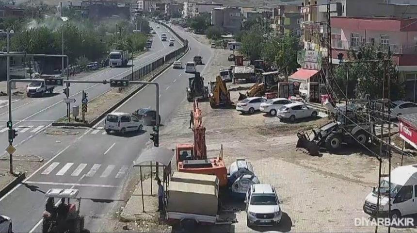 Diyarbakır’da Trafik Kazaları Mobese’ye Yansıdı