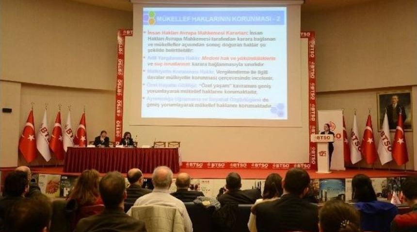 Btso&rsquo;da 1. Ulusal M&uuml;kellef Hakları Sempozyumu