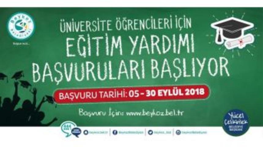Beykoz Belediyesinden Öğrencilere Eğitim Yardımı