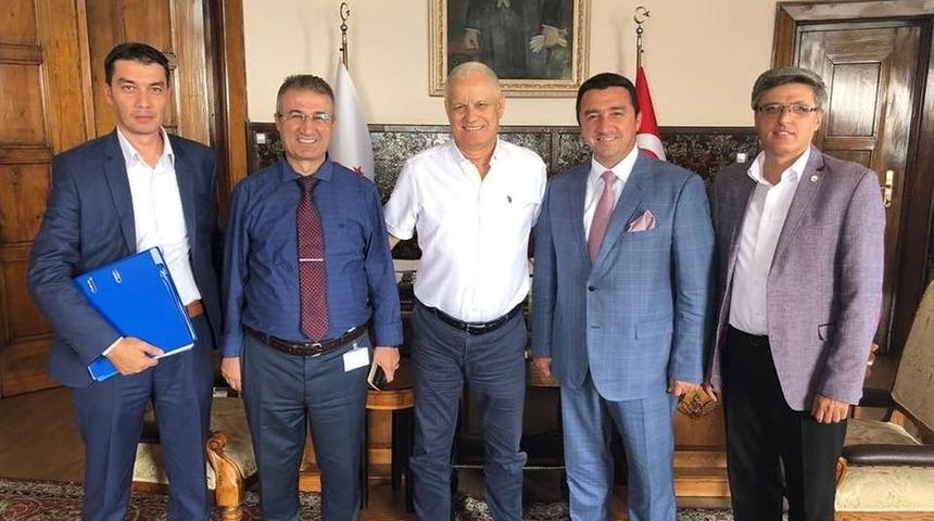 Başkan Bakıcı Tcdd Bölge Müdürü Nihat Aslan’ı Ziyaret Etti