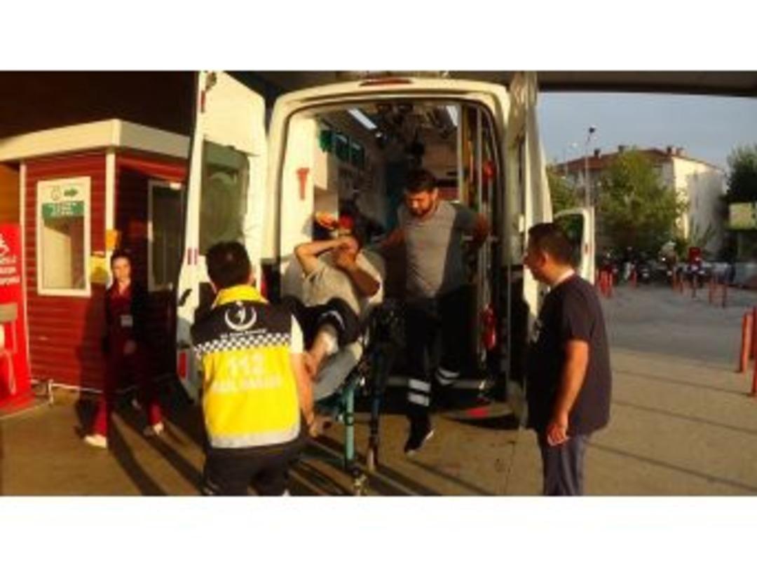 Bacağı Makineye Sıkıştı