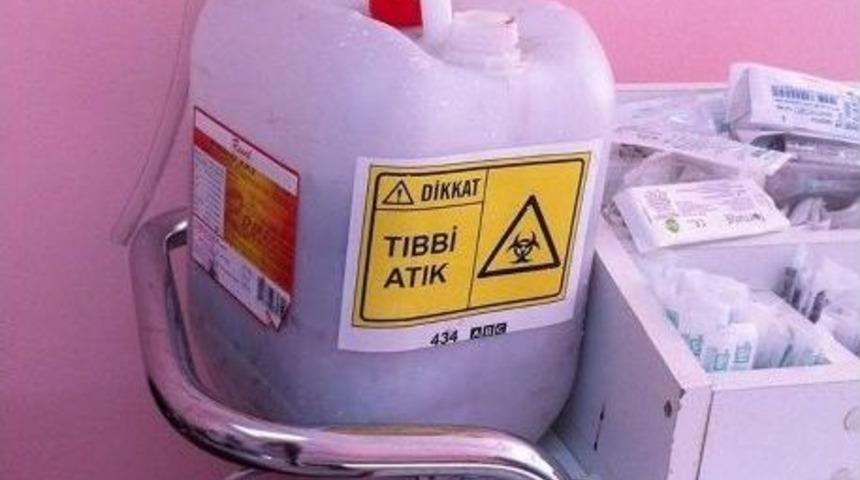 Doğum Hastanesinde Tıbbı Atıkların &ldquo;&ouml;zel Kutu&rdquo; Yerine Bidona Atıldığı İddiası