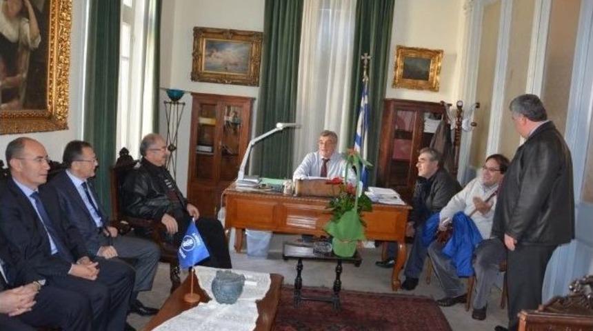 Vali Yaman&rsquo;ın Midilli Ziyareti Memnuniyetle Karşılandı