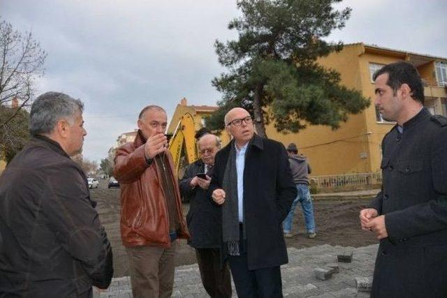 S&uuml;leymanpaşa Belediye Başkanı Ekrem Eşkinat 100. Yıl Mahallesi&rsquo;nde Vatandaşlarla Bir Araya Geldi 1