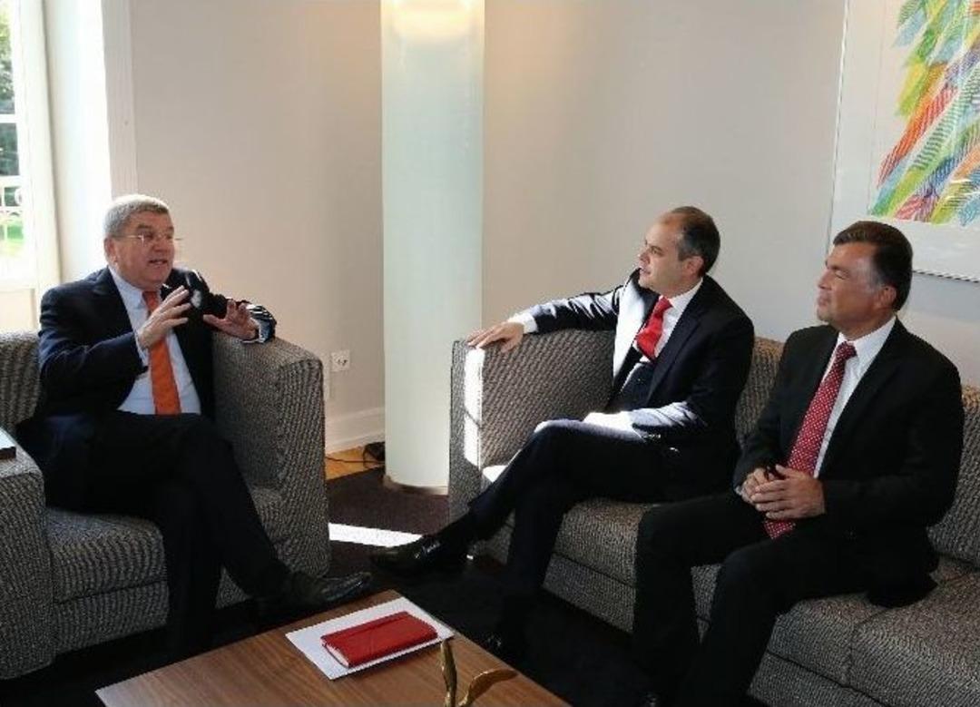 Bakan Kılı&ccedil;, Ioc Başkanı Bach İle G&ouml;r&uuml;şt&uuml;