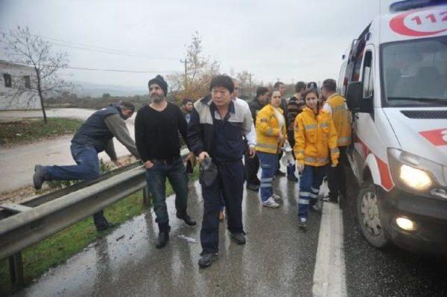 Orhangazi de Kaza: G&uuml;ney Koreli 3 M&uuml;hendis Yaralandı 3