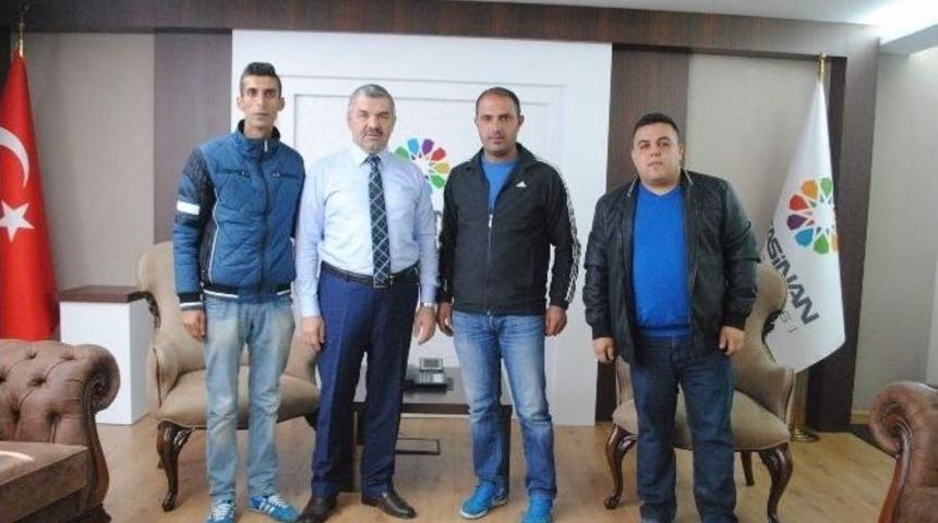 G&uuml;neşspor&rsquo;dan Başkan Mustafa &Ccedil;elik&rsquo;e Ziyaret