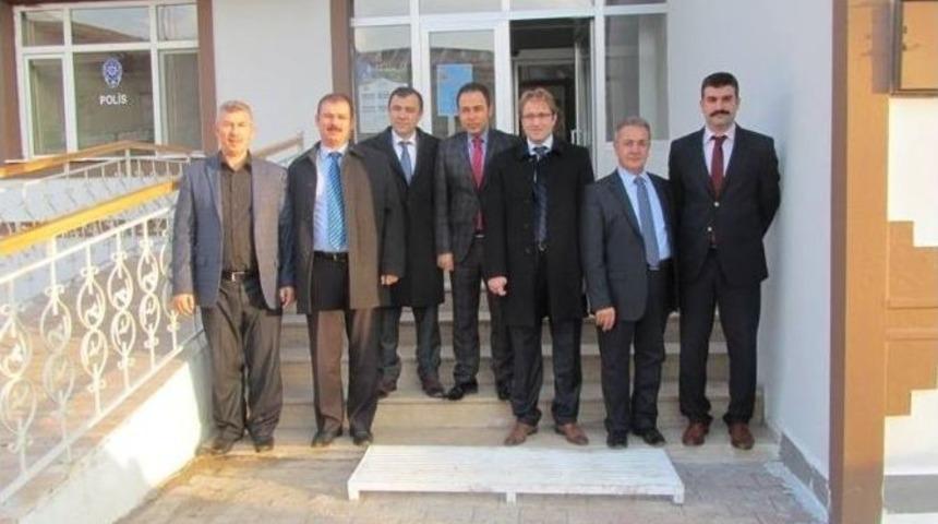 Kaymakamlardan Kaymakam Hasan G&uuml;ndoğdu&rsquo;ya Ziyaret