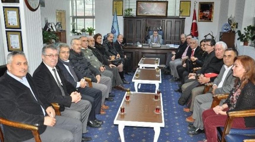Chp İl Y&ouml;netiminden Başkan Saka&rsquo;ya Ziyaret