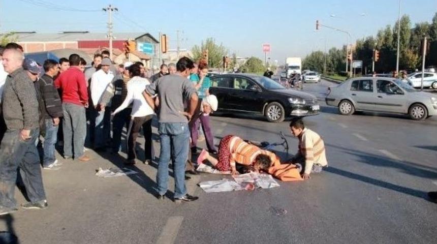 Salihli&rsquo;de Trafik Kazası: 1 &Ouml;l&uuml;