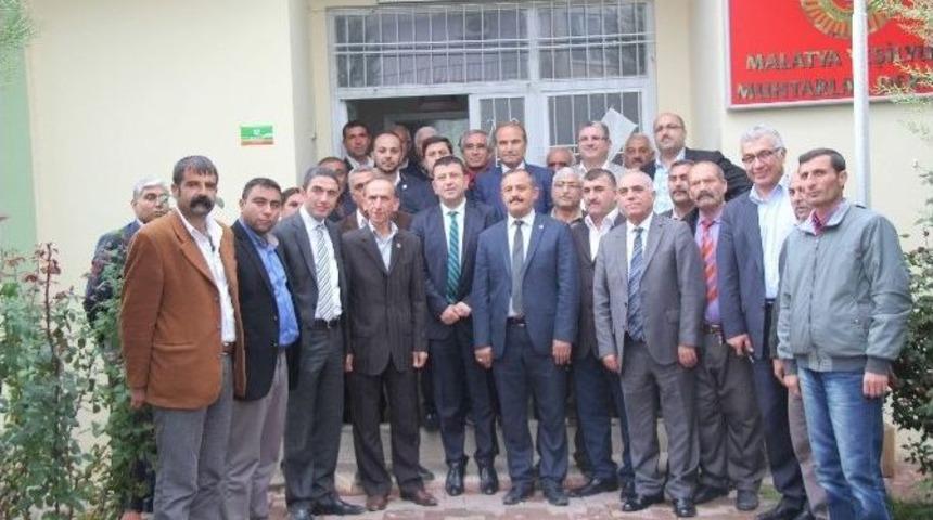 Chp Heyeti, Muhtarlar Derneği’ni Ziyaret Etti