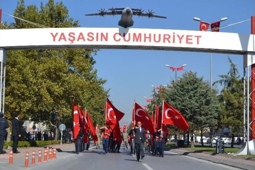 Kayseri&rsquo;de 29 Ekim Cumhuriyet Bayramı Provası