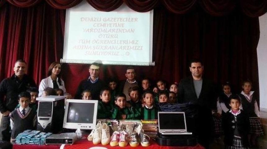 Vanlı &Ouml;ğrencilerden Denizlili Gazetecilere Teşekk&uuml;r