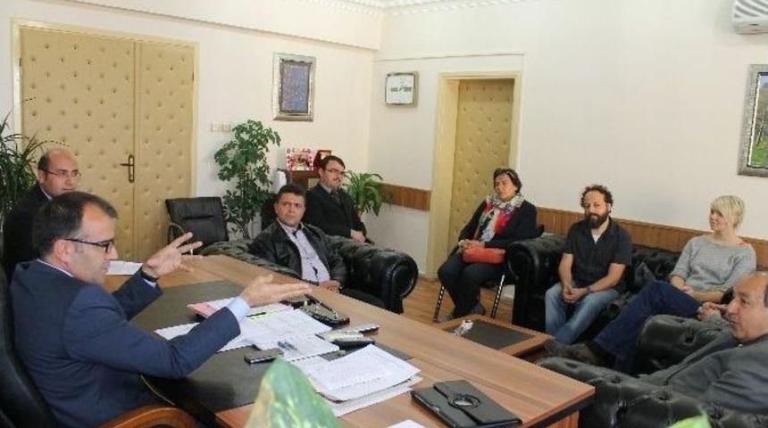 Norve&ccedil;li Ve Bel&ccedil;ikalı Proje Ortakları Karaman&rsquo;a Geldi