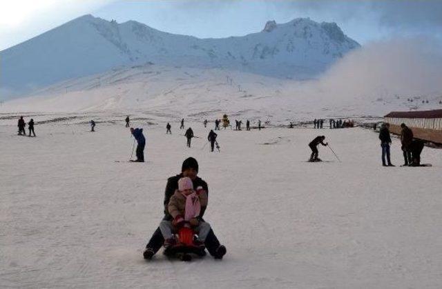 Erciyes Kayak Merkezi Yılbaşında Meşalelerle Aydınlanacak