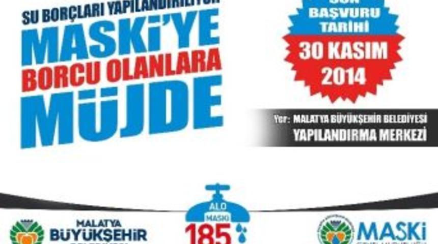 Su Borcu Olanlara Taksitle &Ouml;deme İmkanı