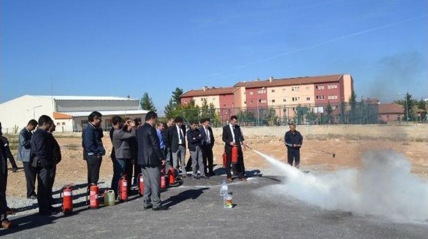 Yangın G&uuml;venliği Eğitimi Verildi