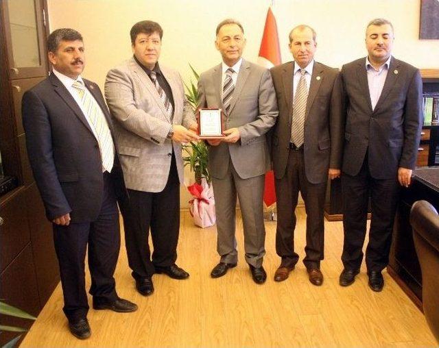 Cuma &Ccedil;ekici, Kaymakam Dursun&rsquo;u Ziyaret Etti 1