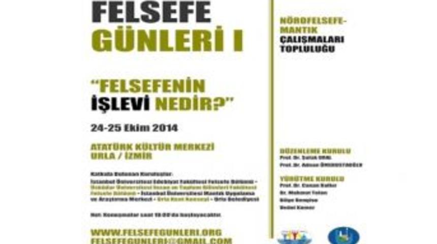 &ldquo;urla Felsefe G&uuml;nleri&rdquo; Başlıyor