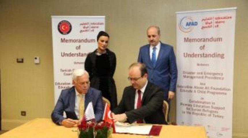 Katar Educatıon Above All Vakfı İle Mutabakat Zaptı İmzalandı