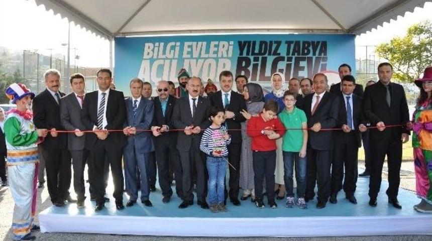Başkan Usta, Yıldıztabya Bilgi Evi&rsquo;ni &Ccedil;ocuklarla Birlikte A&ccedil;tı