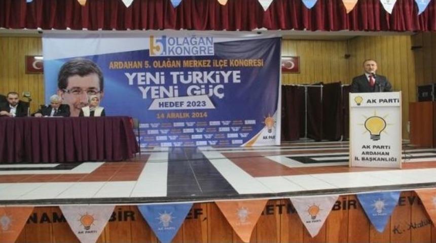 Ak Parti Ardahan 5. Olağan Merkez İl&ccedil;e Kongresi Yapıldı