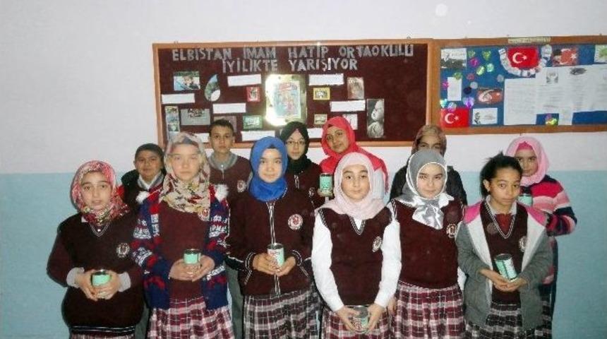 Elbistan İhl Ortaokulu&rsquo;nun Filistinli 2 Yetim Kardeşi Var