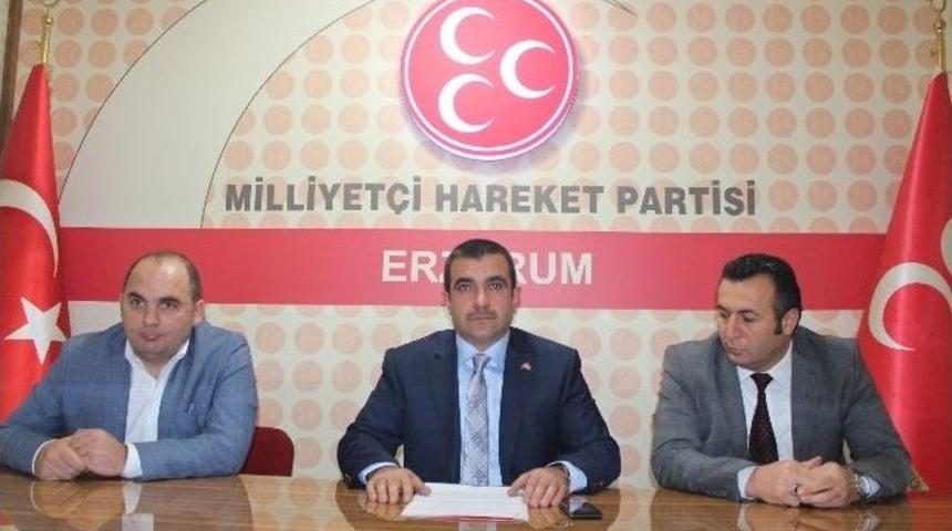 Mhp Erzurum İl Başkanlığına Ahmet Anatepe Adaylığını A&ccedil;ıkladı